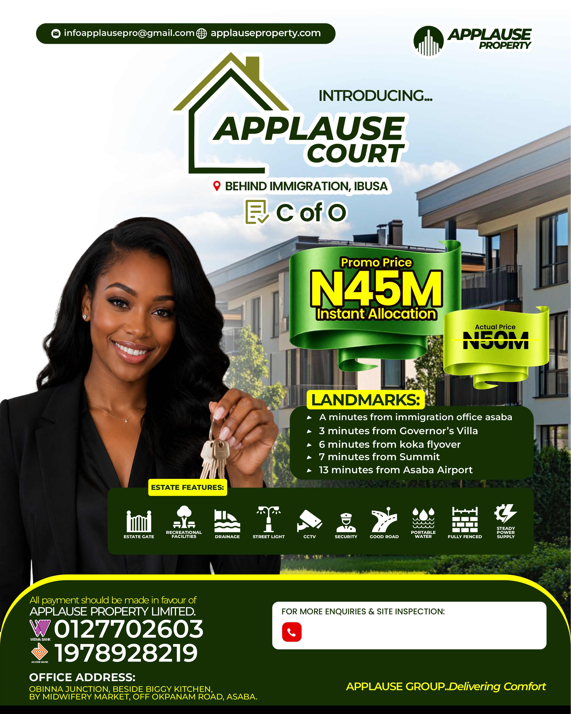 Applause City Estate Flyer